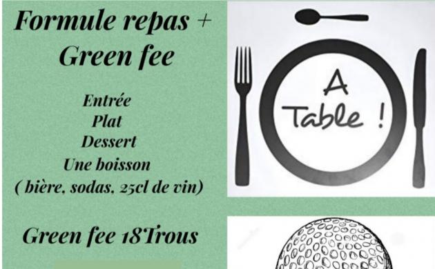 Formule Repas + GF tous les Mardis et Vendredis sur réservation
