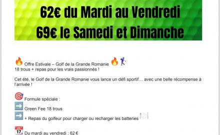 OFFRE ESTIVALE